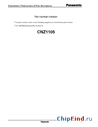 Datasheet CNZ1105ON1105 manufacturer Panasonic