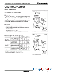 Datasheet CNZ1111 manufacturer Panasonic