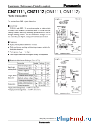 Datasheet CNZ1111ON1111 manufacturer Panasonic