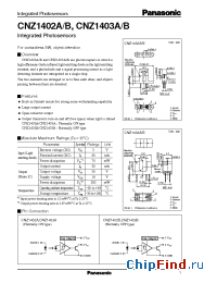 Datasheet CNZ1402A manufacturer Panasonic