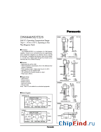 Datasheet DN6848TE manufacturer Panasonic