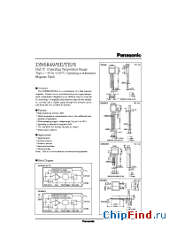Datasheet DN6849TE manufacturer Panasonic