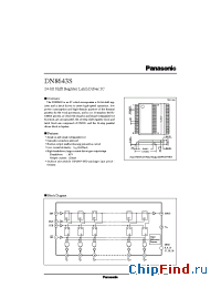 Datasheet DN8643S manufacturer Panasonic
