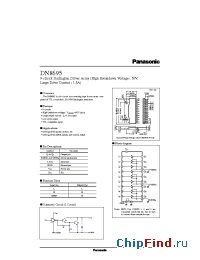 Datasheet DN8695 manufacturer Panasonic