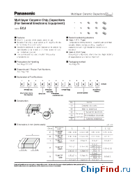 Datasheet ECJZEC1E1R5K manufacturer Panasonic