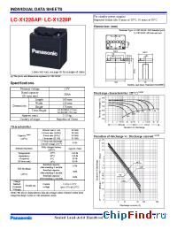 Datasheet LC-X1228AP manufacturer Panasonic