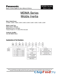 Datasheet MDMA302D1C manufacturer Panasonic
