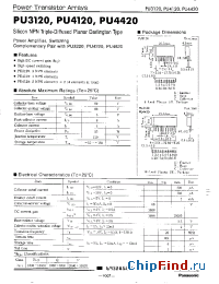 Datasheet PU3120P manufacturer Panasonic