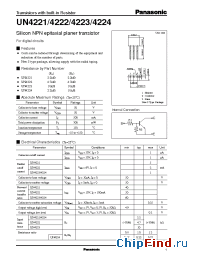 Datasheet UN4222 manufacturer Panasonic