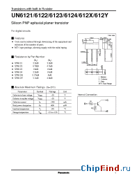 Datasheet UN6122 manufacturer Panasonic