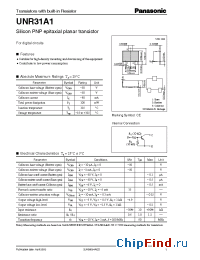 Datasheet UNR31A1 manufacturer Panasonic