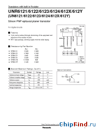Datasheet UNR6121UN6121 manufacturer Panasonic