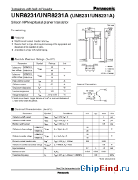 Datasheet UNR8231 manufacturer Panasonic