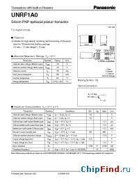 Datasheet UNRF1A0 manufacturer Panasonic