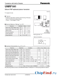 Datasheet UNRF1A1 manufacturer Panasonic