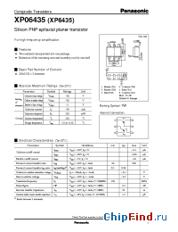 Datasheet XP6435 manufacturer Panasonic