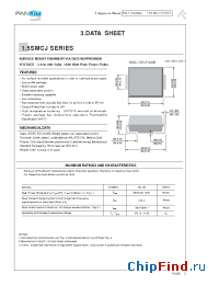 Datasheet 1.5SMCJ110C manufacturer Pan Jit