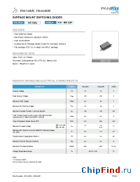 Datasheet 1N4148W manufacturer Pan Jit