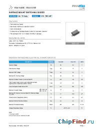 Datasheet 1N4151W manufacturer Pan Jit