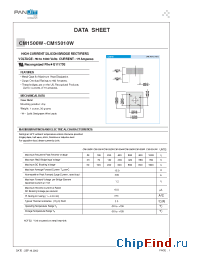 Datasheet CM15010W manufacturer Pan Jit