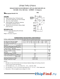 Datasheet CP301 manufacturer Pan Jit