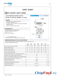Datasheet GBPC1201W manufacturer Pan Jit