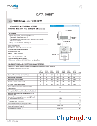 Datasheet GBPC3501W manufacturer Pan Jit