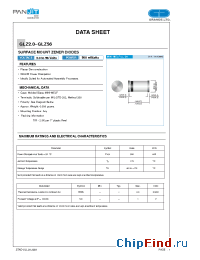 Datasheet GLZ3.0B manufacturer Pan Jit