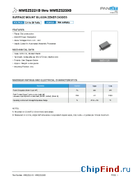 Datasheet MMSZ5221B manufacturer Pan Jit