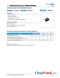 Datasheet MMSZ5256BS manufacturer Pan Jit