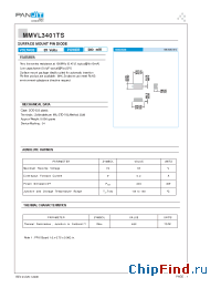 Datasheet MMVL3401TS manufacturer Pan Jit