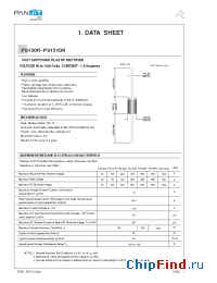 Datasheet PS1510R manufacturer Pan Jit