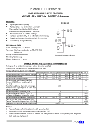 Datasheet PS301R manufacturer Pan Jit