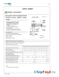 Datasheet SB10100DC manufacturer Pan Jit
