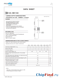 Datasheet SB130 manufacturer Pan Jit