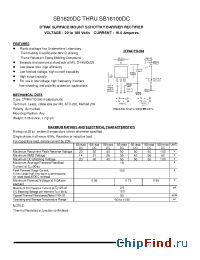 Datasheet SB1660DC manufacturer Pan Jit