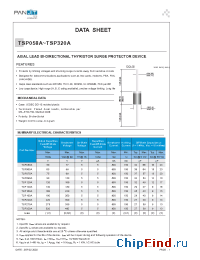 Datasheet TSP320A manufacturer Pan Jit