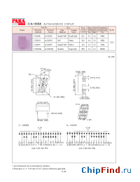 Datasheet A-1008SR manufacturer Para Light