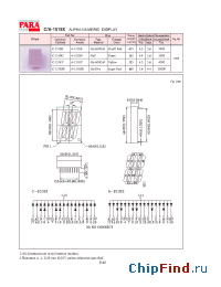 Datasheet A-1518G manufacturer Para Light