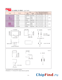 Datasheet B-1408 manufacturer Para Light