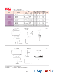 Datasheet B-1822 manufacturer Para Light