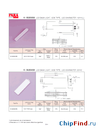 Datasheet K-03203G manufacturer Para Light