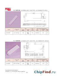 Datasheet K-12001G manufacturer Para Light