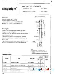 Datasheet L-1034GDDMP0.0760 manufacturer Para Light