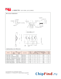 Datasheet L-180HC-TR manufacturer Para Light