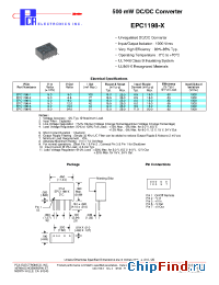 Datasheet EPC1198-3 manufacturer PCA