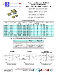 Datasheet EPC3248G-2 manufacturer PCA