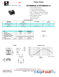 Datasheet EPZ3009GE-LF manufacturer PCA