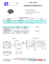 Datasheet EPZ3012G-LF manufacturer PCA
