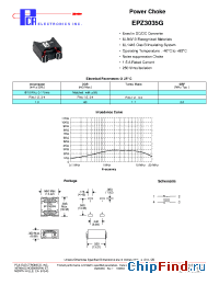 Datasheet EPZ3035G manufacturer PCA